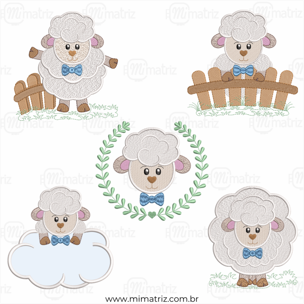 Coleção de Matrizes Carneirinho - Pontos Leves - C.000004