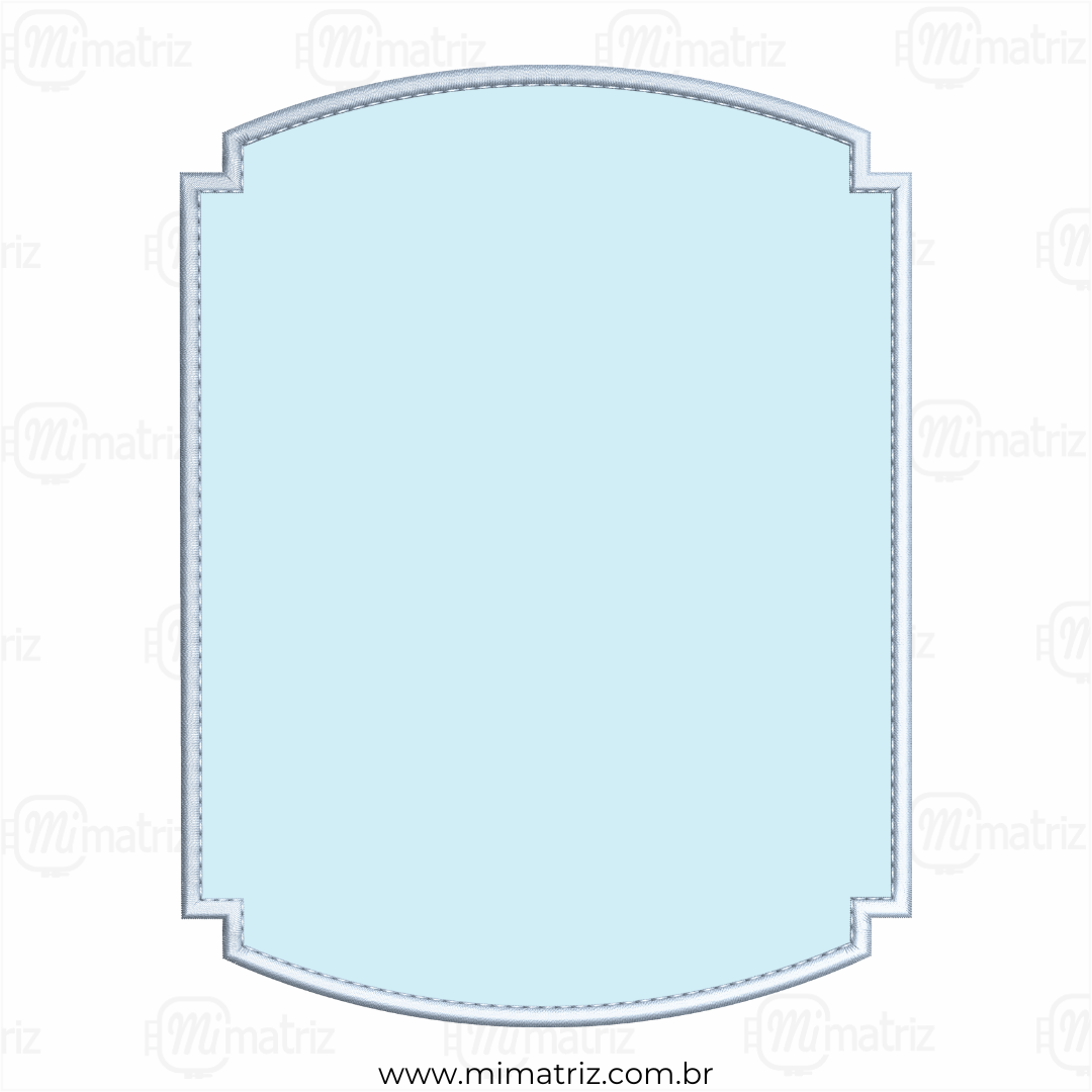 Matriz de Bordado Moldura - Aplique - M.000029