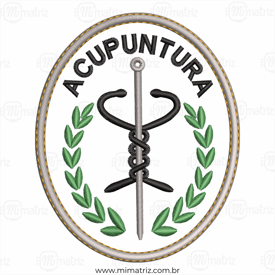 Matriz de Bordado Acupuntura - M.000177