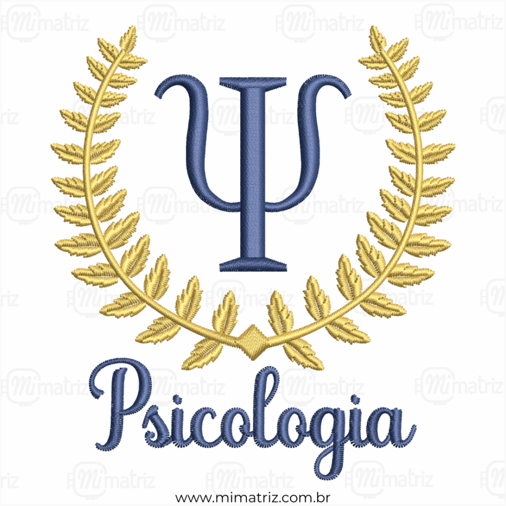 Matriz de Bordado Psicologia - M.000178