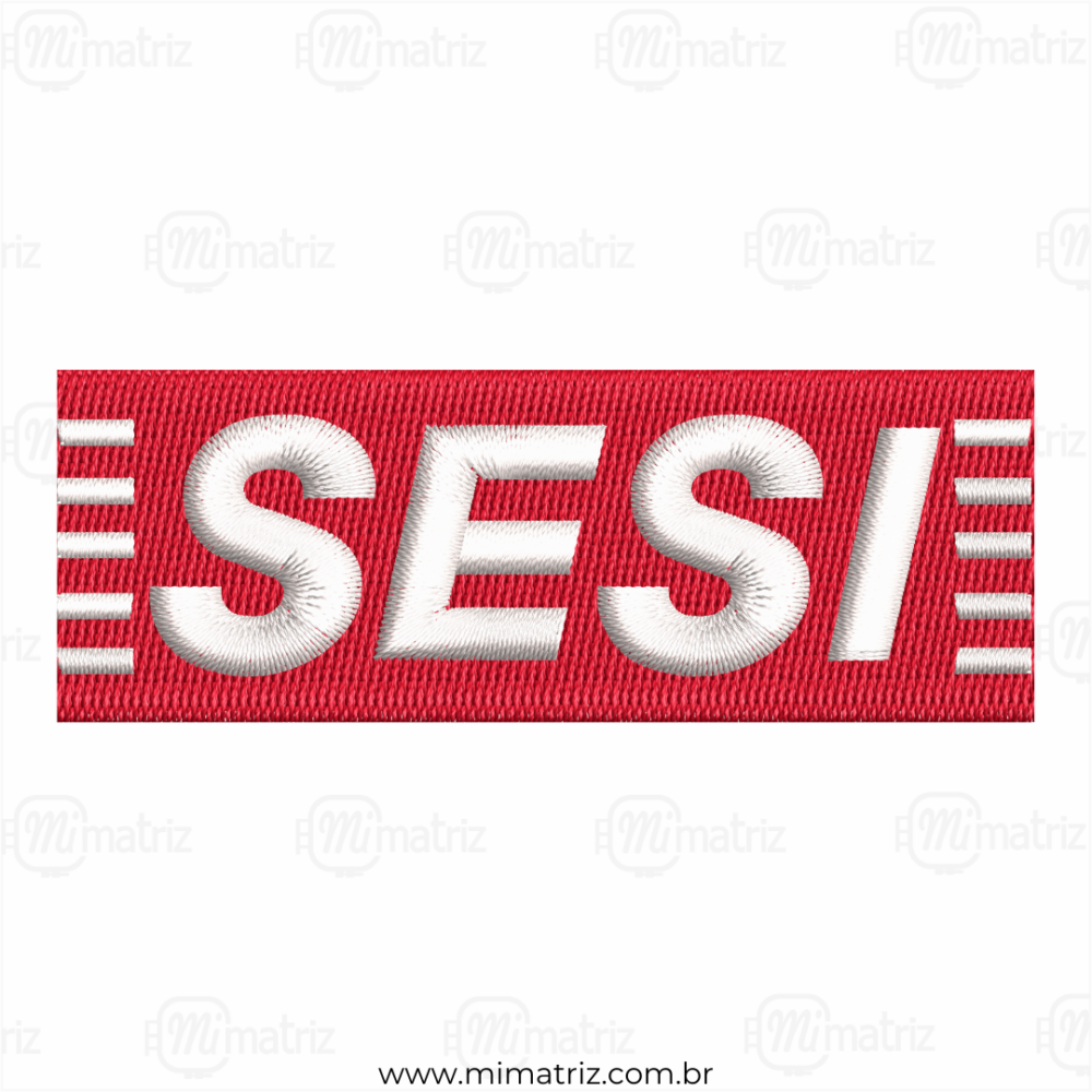 Matriz de Bordado SESI - M.000180