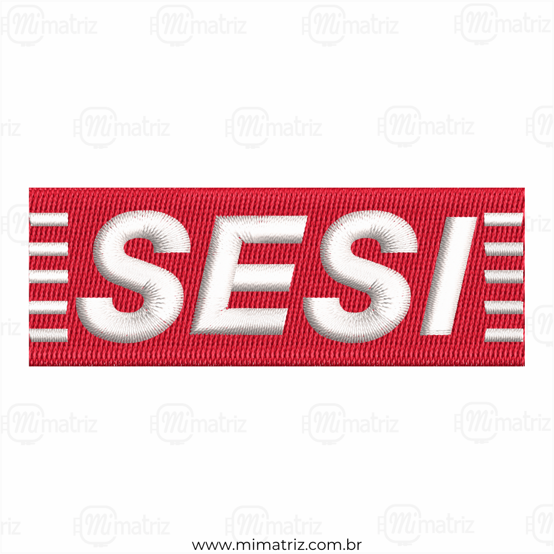Matriz de Bordado SESI - M.000180