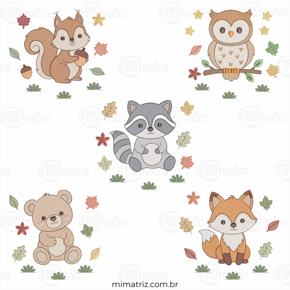 C.000009 - Animais da Floresta