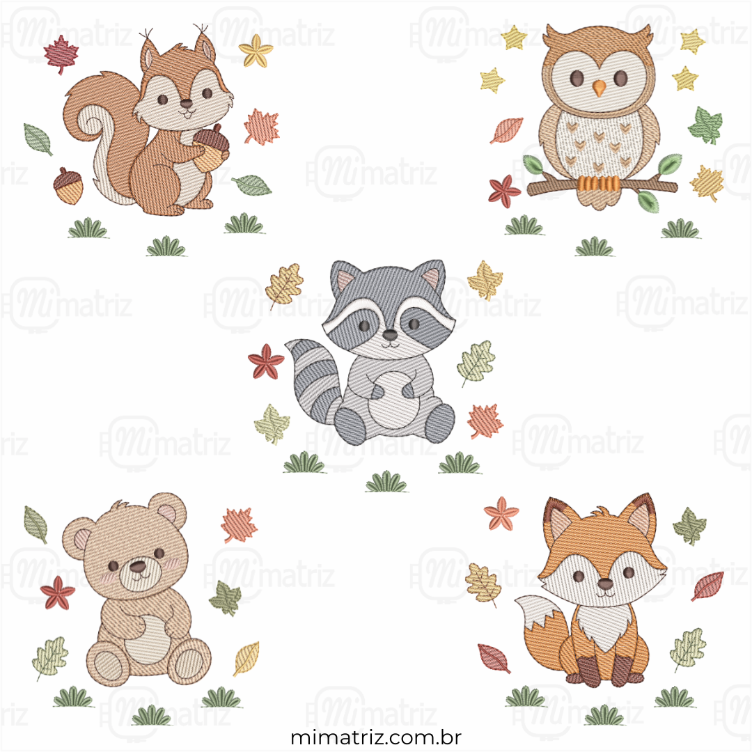 C.000009 - Animais da Floresta