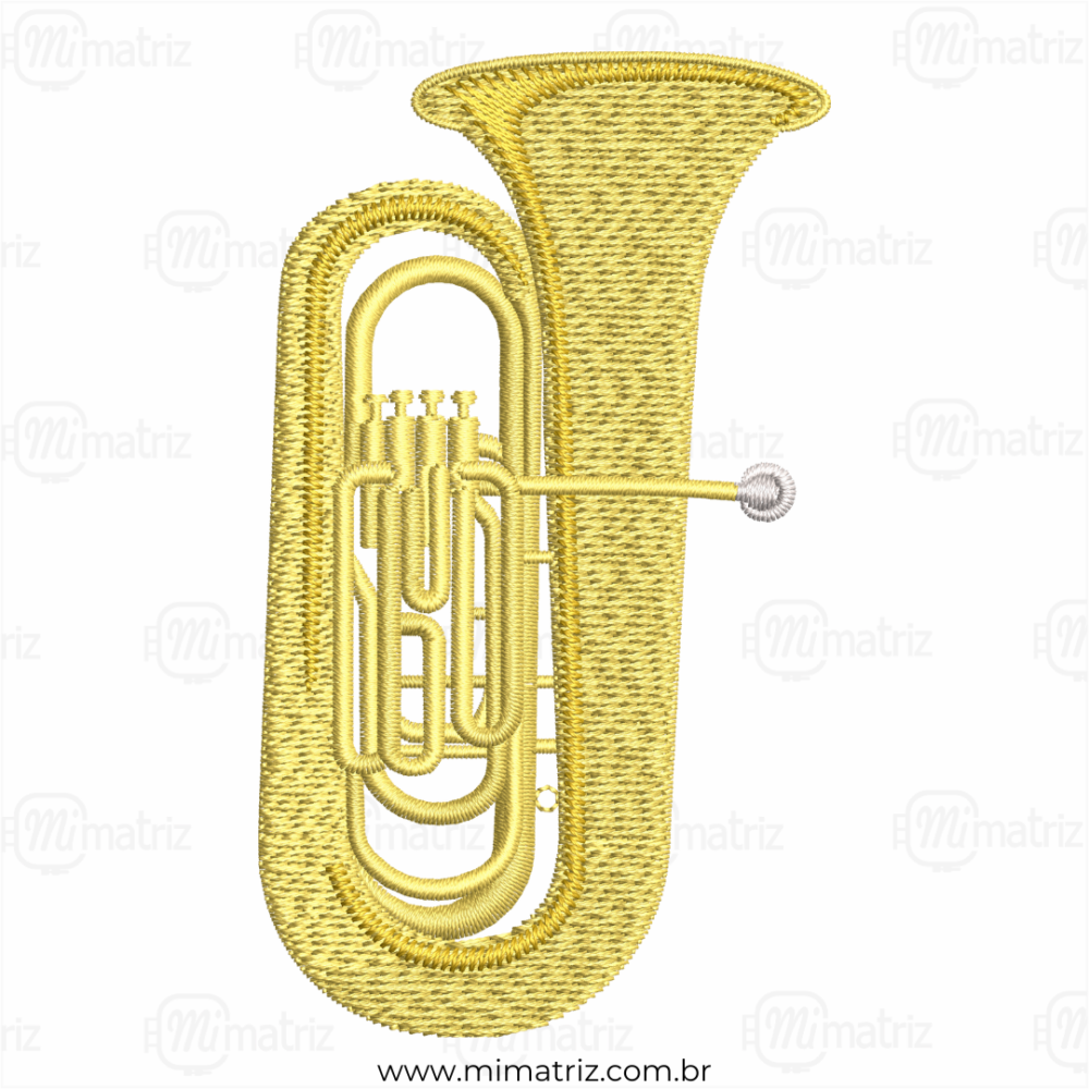 Matriz de Bordado Tuba 4 Pistos - M.000101
