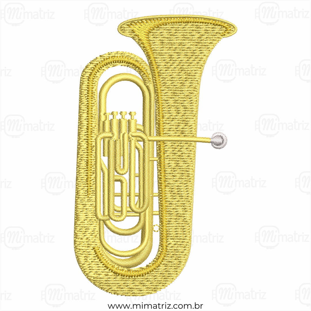 Matriz de Bordado Tuba 4 Pistos - M.000101